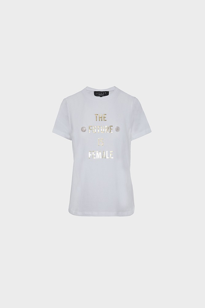 T-shirt με διακόσμηση και τύπωμα