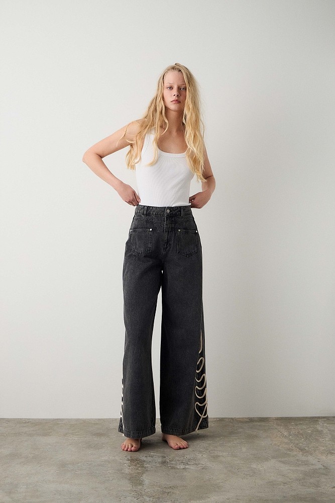 Zaria extra wide leg τζιν