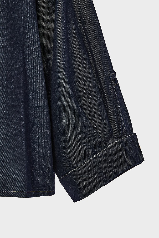 Denim oversized πουκάμισο