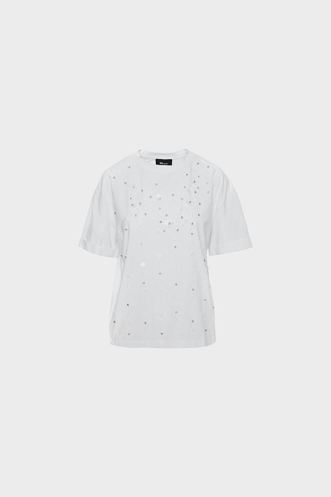 T-shirt με παγιέτες