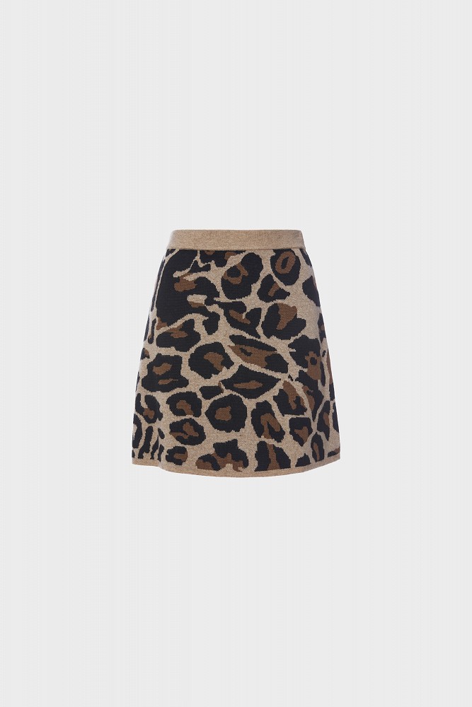 Μίνι leopard φούστα