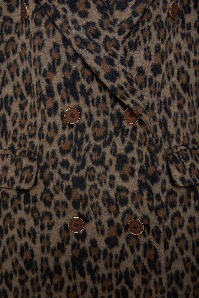 Animal print παλτό
