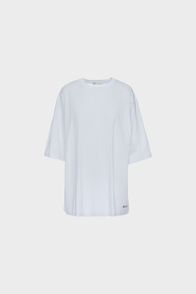 Oversized βαμβακερή μπλούζα