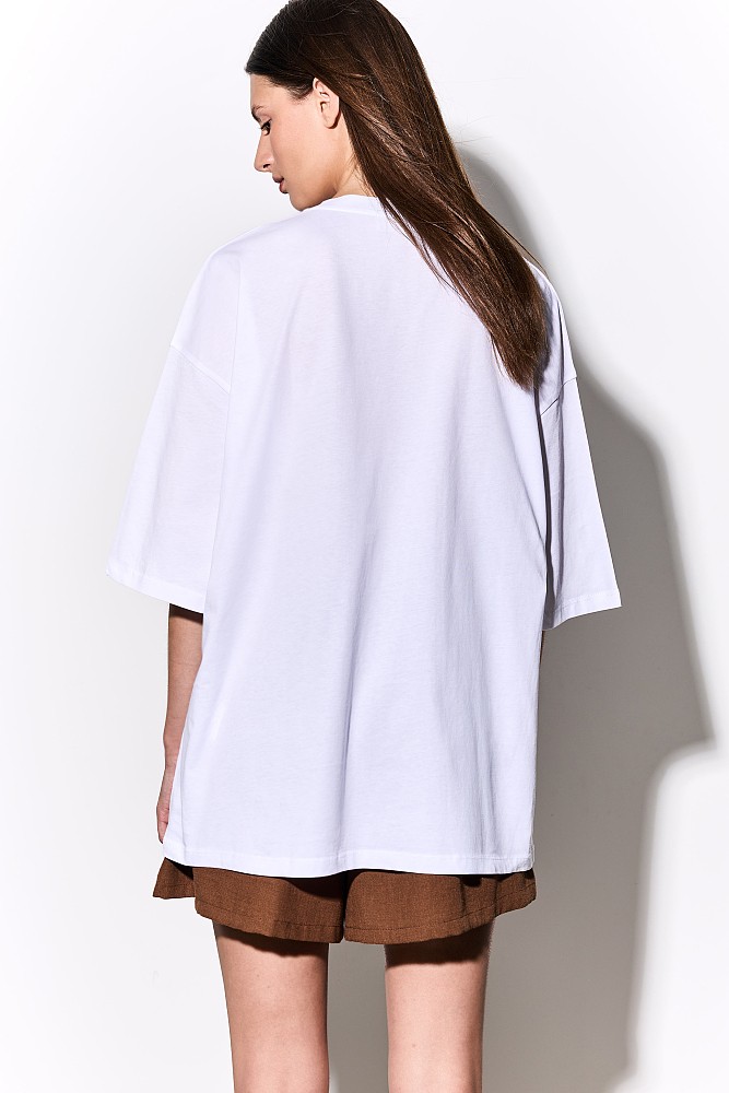 Oversized βαμβακερή μπλούζα