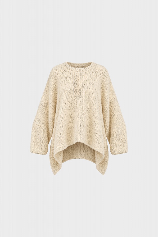 Πουλόβερ μπουκλέ oversized