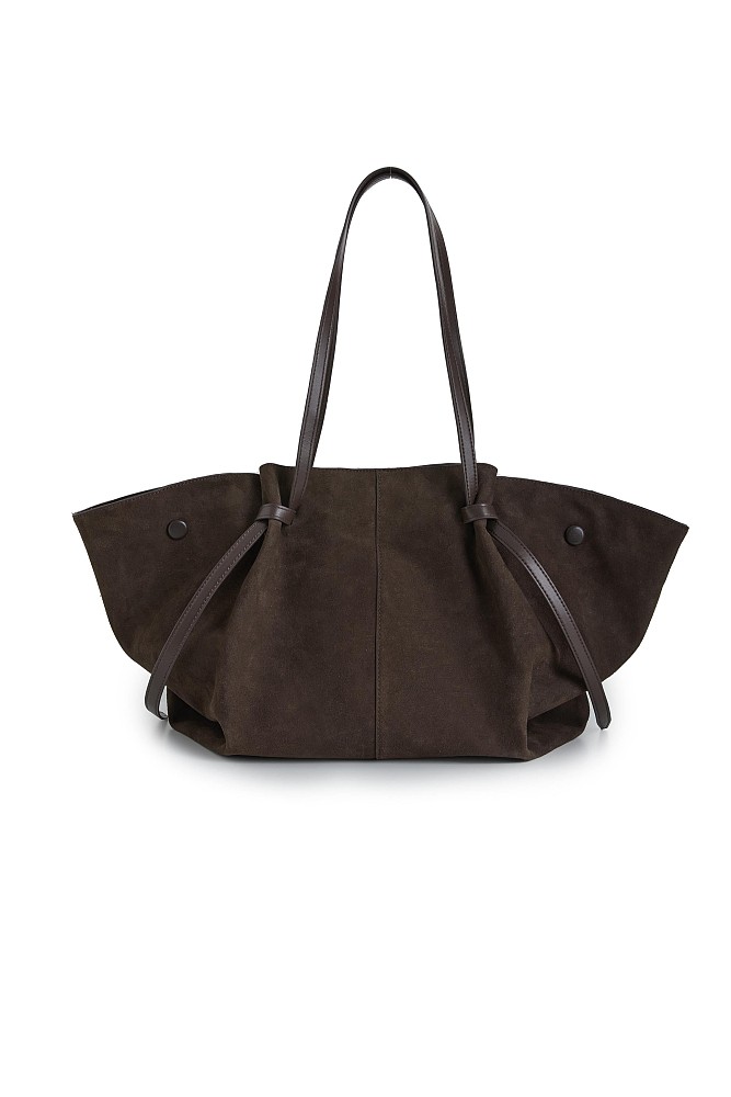 Suede shopper τσάντα