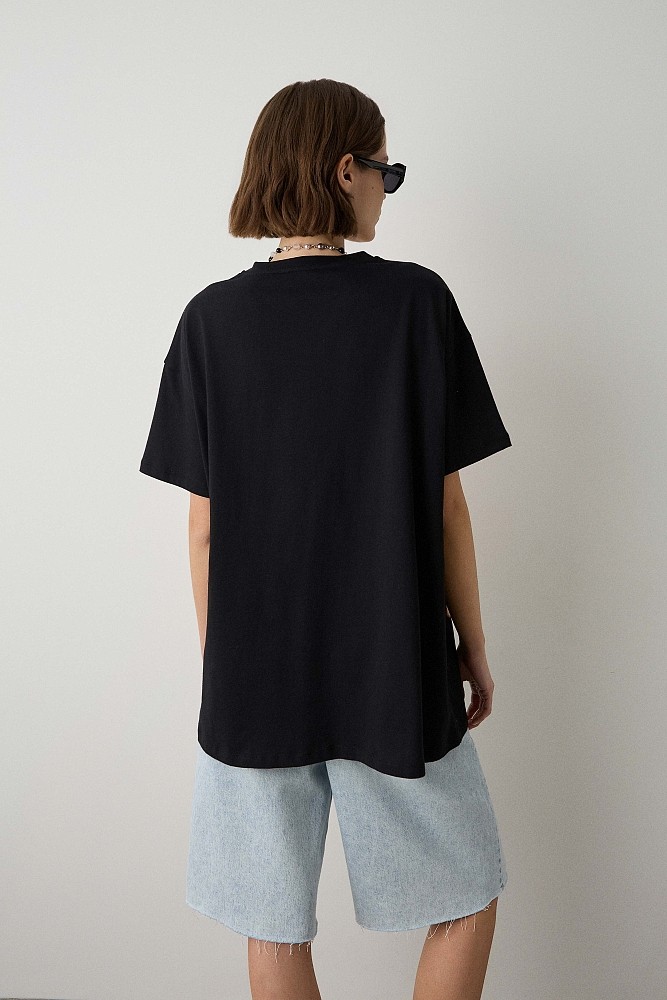 Oversized t-shirt με τύπωμα