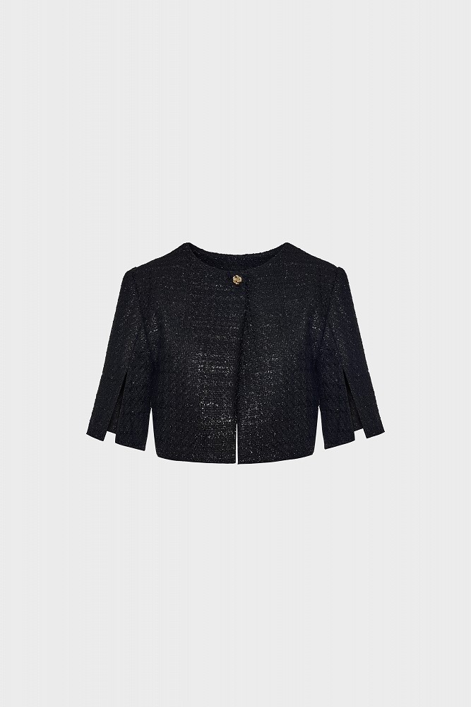 Tweed μπολερό 3/4