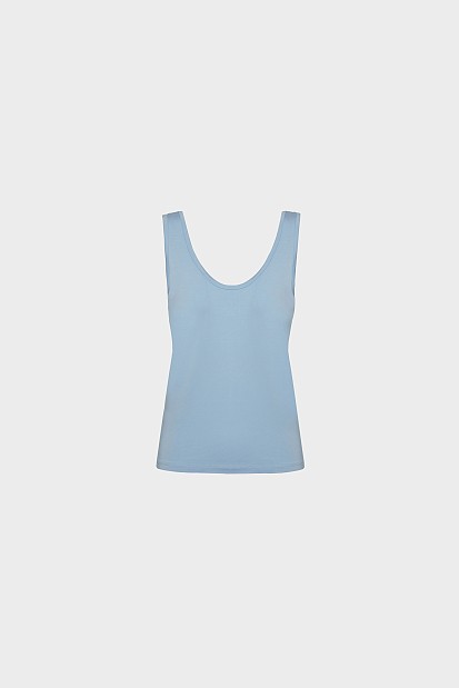 Αμάνικο t-shirt από οικολογικές ίνες