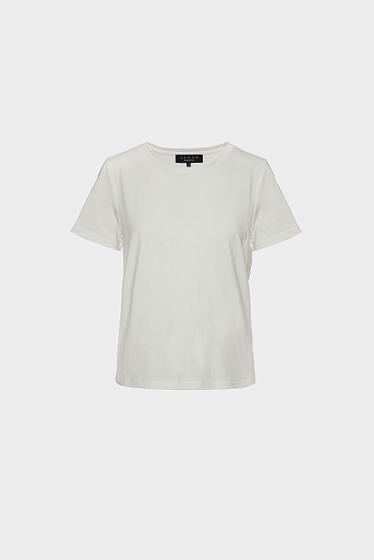 T-shirt από οικολογικές ίνες με στρογγυλή λαιμόκοψη