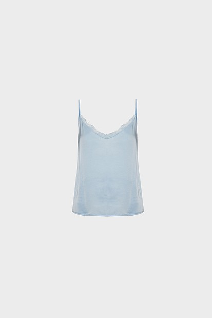 Μπλούζα lingerie σε σατέν όψη