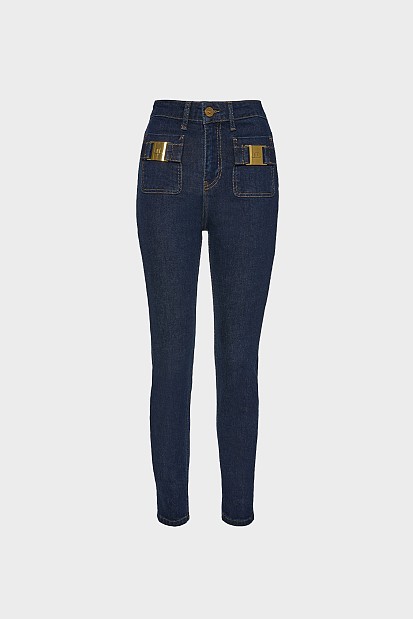 Ελαστικό skinny τζιν παντελόνι