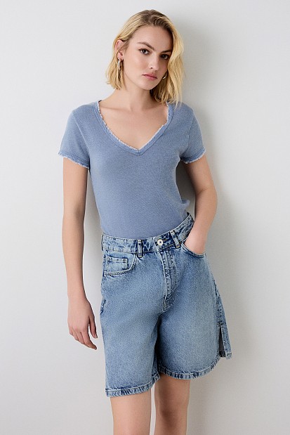 Βασικό τοπ V-neck