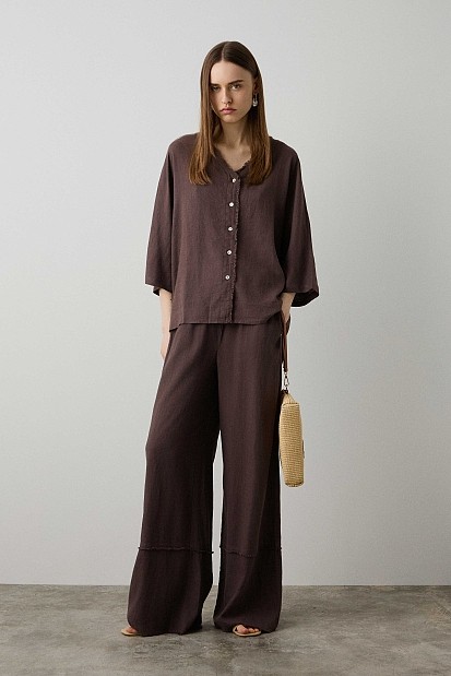 Λινή παντελόνα