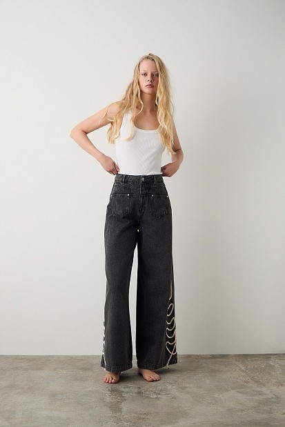 Zaria extra wide leg τζιν
