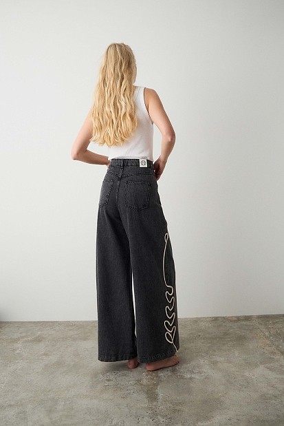 Zaria extra wide leg τζιν