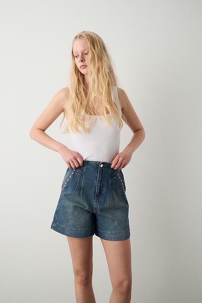 Vickie denim σορτς