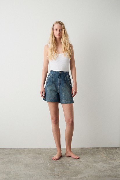 Vickie denim σορτς
