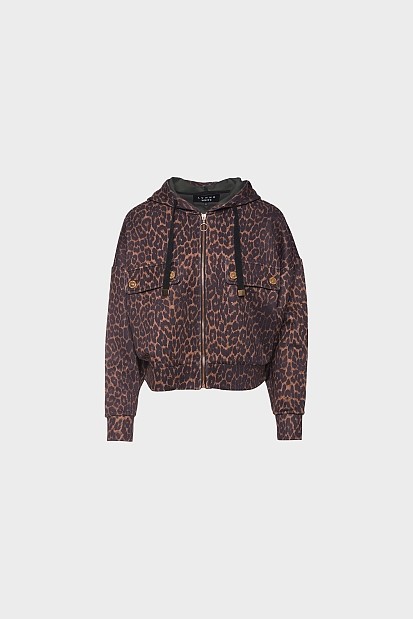 Animal print τζάκετ