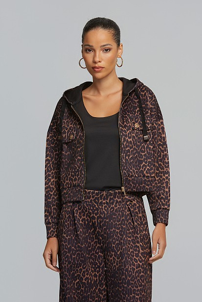 Animal print τζάκετ