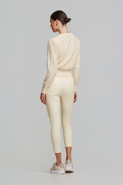 Lurex πουλόβερ με cut outs
