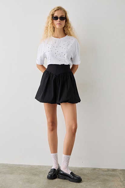 T-shirt με παγιέτες
