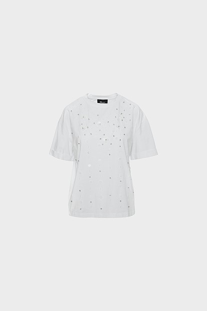 T-shirt με παγιέτες