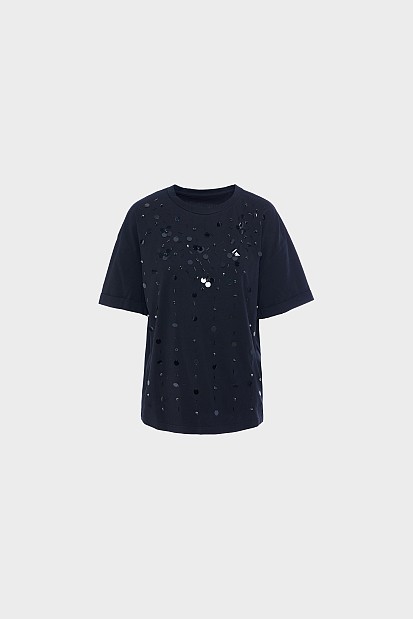 T-shirt με παγιέτες