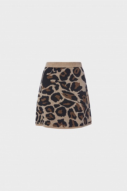 Μίνι leopard φούστα