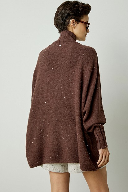 Oversized ζιβάγκο με παγιέτες