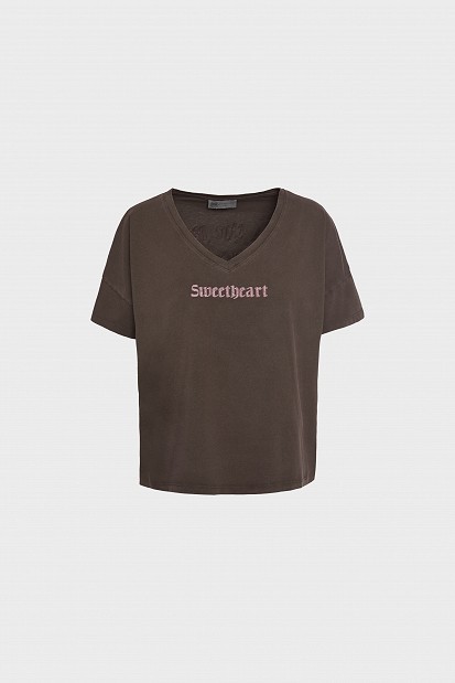 T-shirt με τύπωμα sweetheart