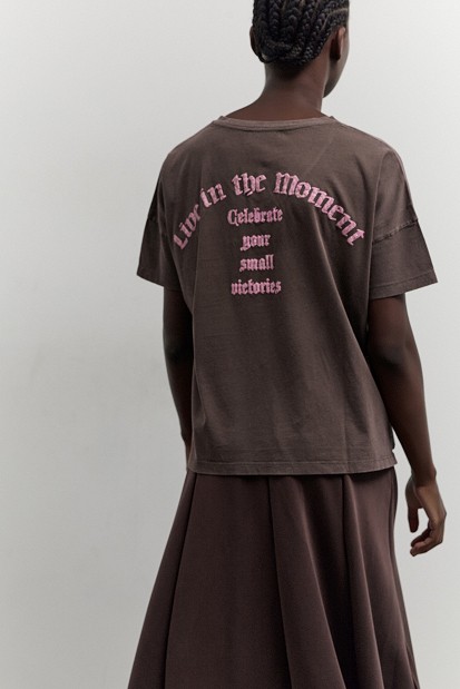T-shirt με τύπωμα sweetheart