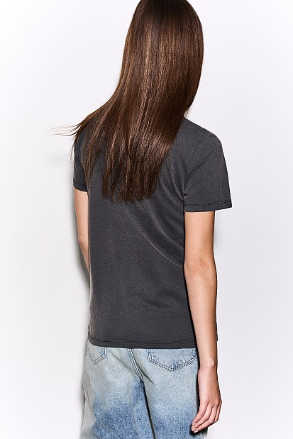 T-shirt με τύπωμα και στρας