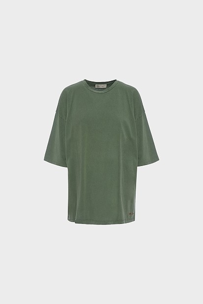 Oversized βαμβακερή μπλούζα
