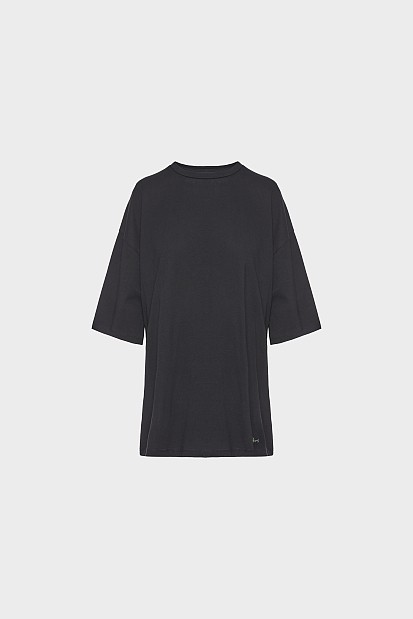Oversized βαμβακερή μπλούζα