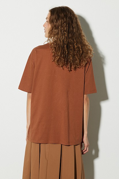 T-shirt με τύπωμα και φουλάρι