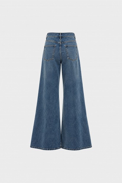 Kalia wide leg τζιν με τρουκς