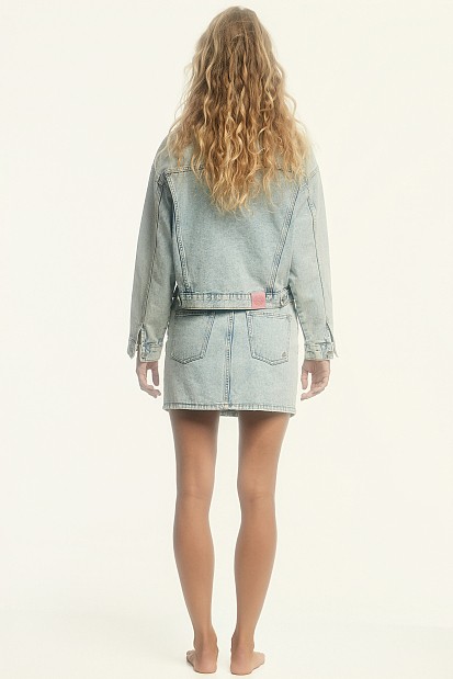 Μίνι denim φούστα
