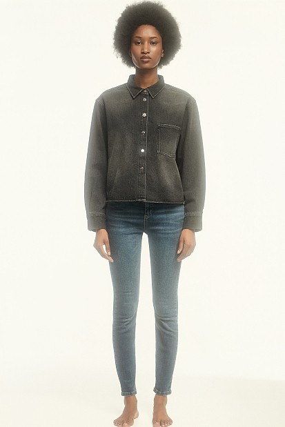 Denim πουκάμισο