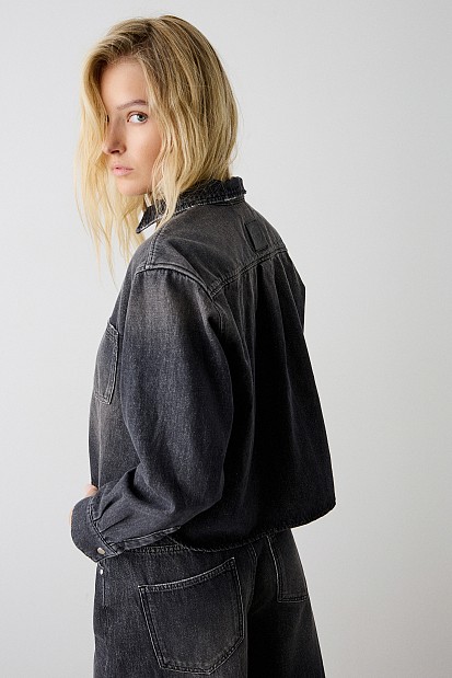 Denim πουκάμισο