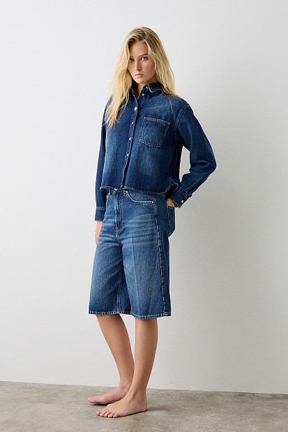 Denim πουκάμισο