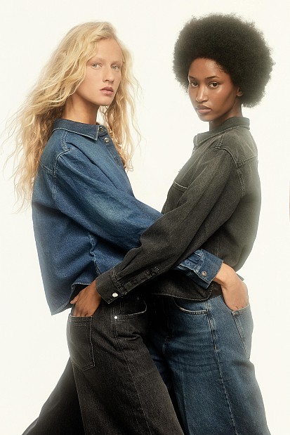 Denim πουκάμισο