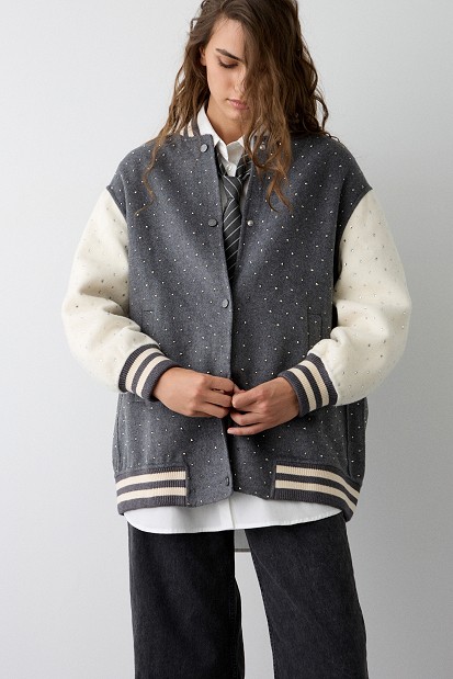 Jacket με στρας