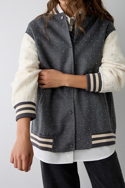 Jacket με στρας