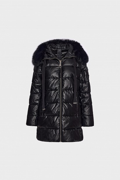 Μίντι puffer μπουφάν