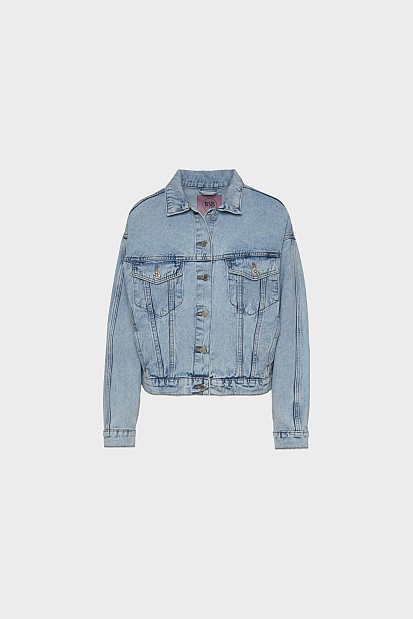 Denim basic τζάκετ
