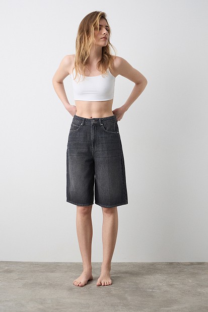 Georgia denim βερμούδα