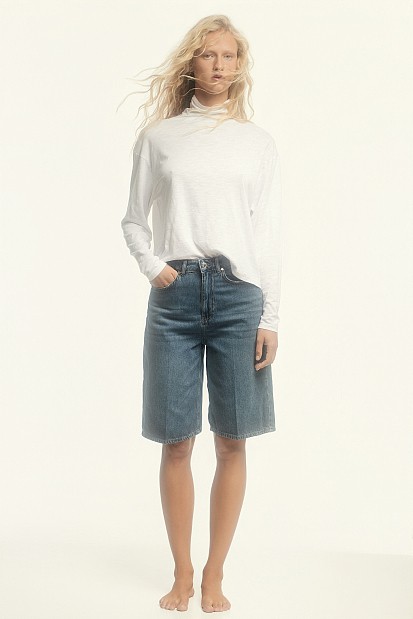 Georgia denim βερμούδα