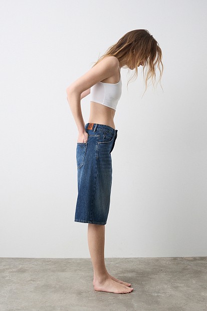 Georgia denim βερμούδα