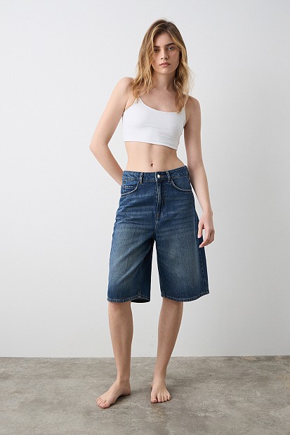 Georgia denim βερμούδα